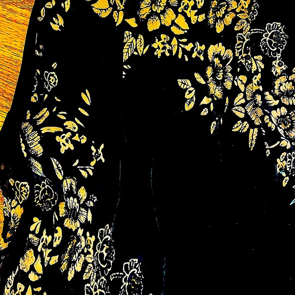 💃🏻GorgeousSue Wong NocturneCocktaildressSilk&VelvetFloral Bohemian EUCS:10💋 - Picture 6 of 16